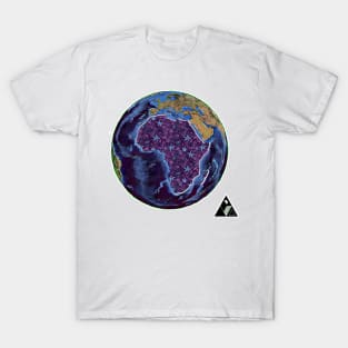 AFRICA FLOWERED CONTINENT by AfreeKA -2 T-Shirt